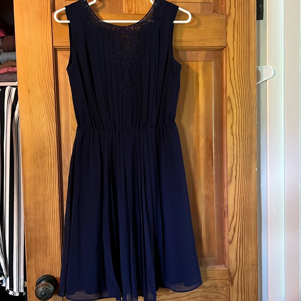 Jessica Simpson navy blue dress